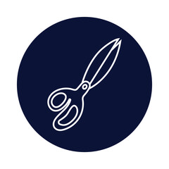 scissors, draw Scissors, kitchen shears, tailor school equipment, scissors icon