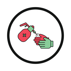 handwash, wash bottle, hand wash, hand cleaning wash icon