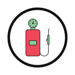 air, pump, meter, oil, gas, oil gas pump icon