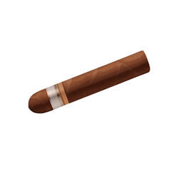 Handcrafted cigar, Generative AI