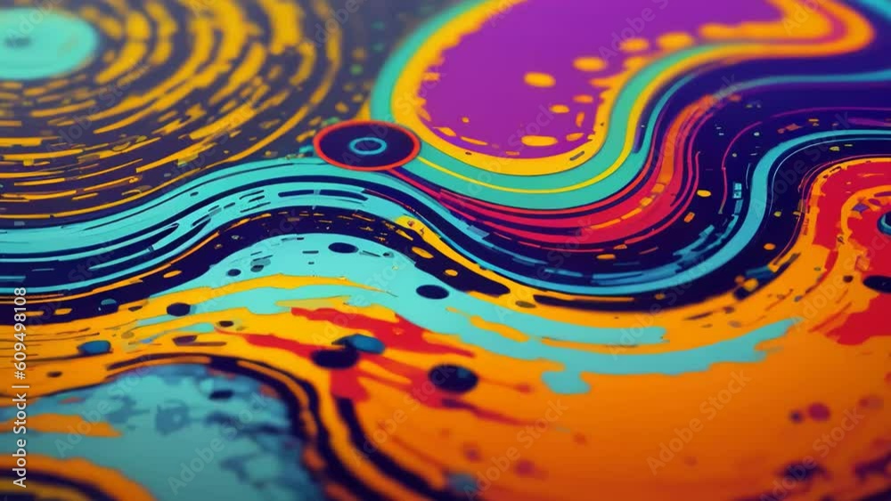 Poster abstract colorful background. generative ai