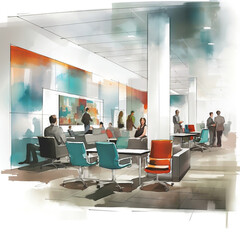 Group of people meeting