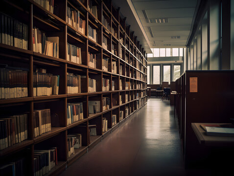 a empty library