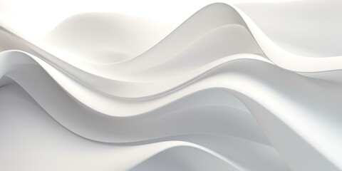 Obraz premium White grey smooth wallpaper, illustration for product presentation template, copy space background. Ai generative