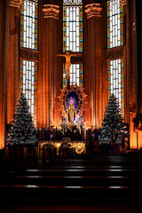 Church of St. Anthony of Padua in Istanbul on Christmas