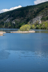 Spring Landscape of Pancharevo lake, Bulgaria