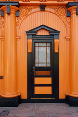 Greek revival kiosk to the funicular in Los Angeles