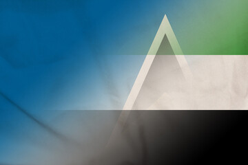 Saint Lucia and UAE government flag international relations ARE LCA