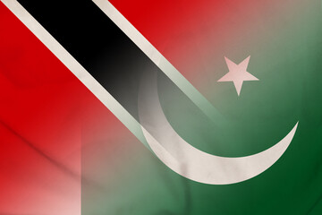 Trinidad and Tobago and Pakistan state flag transborder negotiation PAK TTO