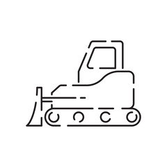 Naklejka premium Mining Industry line icon. Different kinds enterprise, coal extraction of minerals in the mine and surface thin line design. linear symbols collection