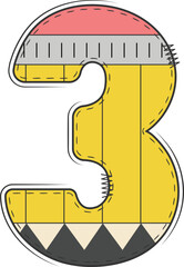 Back to school Doodle Alphabet