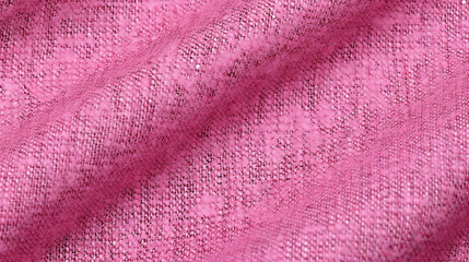 Fototapeta na wymiar Pink tweed fabric. Highly defined tweed texture. AI generated image.