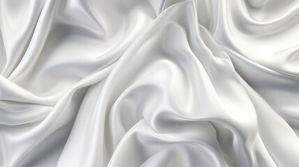 Obraz premium White latex fabric. Highly defined latex texture. AI generated imagen. 