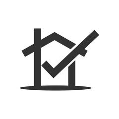 Obraz premium house logo template. Icon Illustration Brand Identity. Isolated and flat illustration. Vector graphic