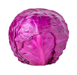 Obraz premium Red cabbage transparent png.