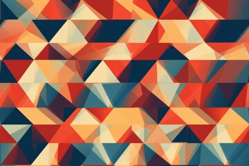 Classic sand and seawave abstract trianglify background. Backdrop for design. AI generated, human enhanced