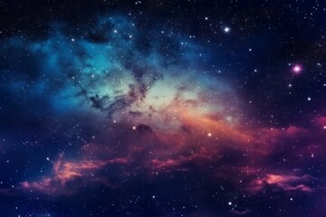 Background of the night August sky with stars. AI generated, human enhanced.