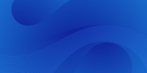 abstract blue wave gradient background for business