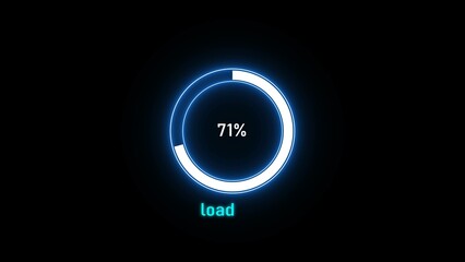 abstract beautiful loading icon illustration background	
