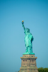 Obraz premium statue of liberty city