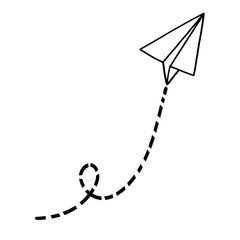 White Paper Plane 