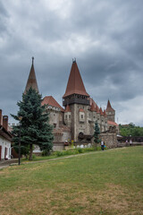 Fototapeta na wymiar ROMANIA , Corvin Castle, Hunedoara, july 2021 Transylvania