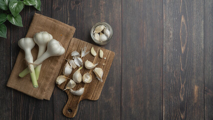 ニンニクの皮むき　イメージ