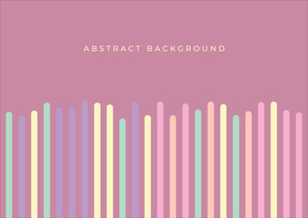 pink background with colorful stripes