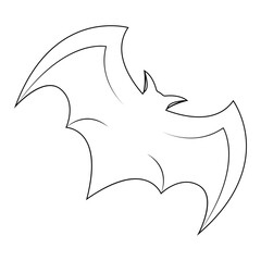 bat icon vector illustration design