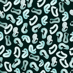 seamless abstract pattern of abstract watercolor shapes
