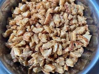 Pork crackling  or pork snack Thai food