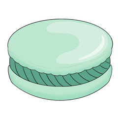 Mint macaron 