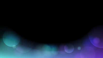 Neon Bokeh Light Cloud, Blue and Purple Lighting Background