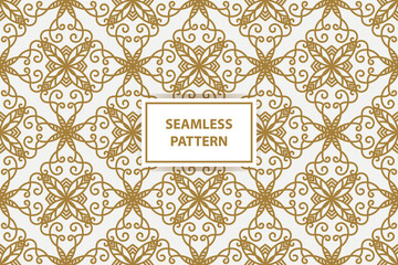 Vector seamless pattern. Modern stylish texture. Repeating geometric background. For wallpaper, surface, web design, textiler