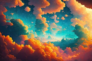 Obraz na płótnie Canvas 内なる宇宙: 天空に広がる魂の秘密を解き明かす - Generative AI 6