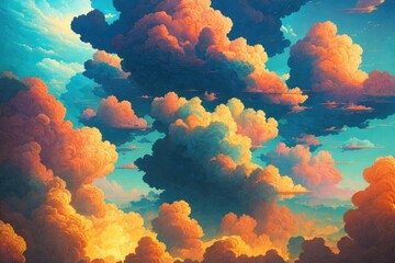 Obraz na płótnie Canvas 内なる宇宙: 天空に広がる魂の秘密を解き明かす - Generative AI