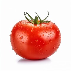 tomato isolated on white background, generative AI