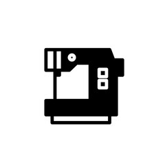 Electronic Machine Sewing Solid Icon