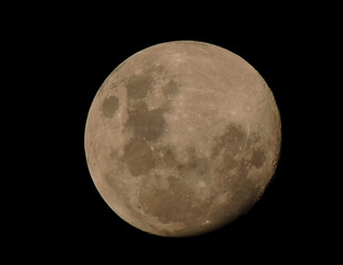 A beautiful full moon phase