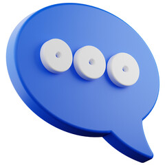 chat bubble 3d icon
