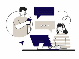 doctor working on computer