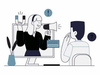 person in the office