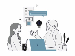 people working together