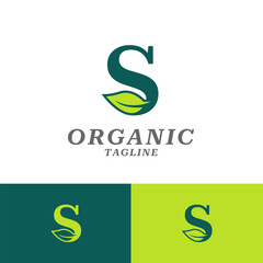 S logo  flat design vector templates