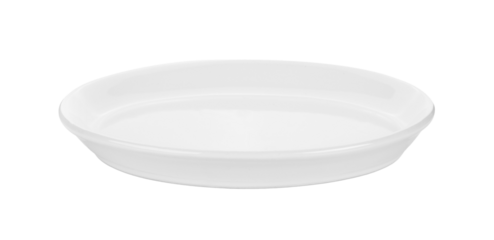 white plate on transparent png