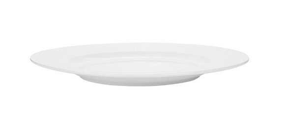 white plate on transparent png