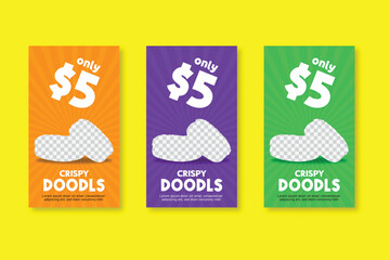 Creative Social Media Post Ads Story Vector Banner Template Design