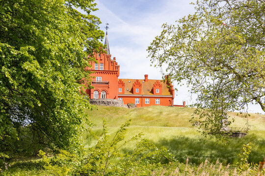 Castle at Tranekær, Langeland, Denmark