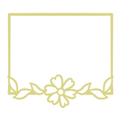 Floral Frame Element