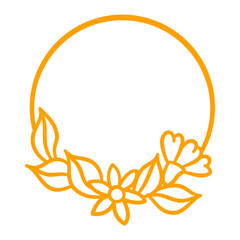 Floral Frame Element